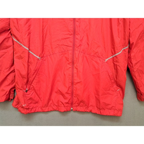Nike Storm Fit Mesh Lined Track Suit Full Zip Jacket and Pants Red Size L - Picture 5 of 12